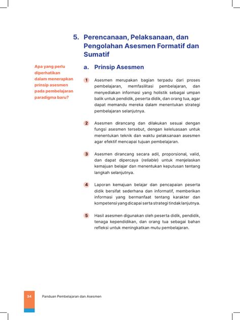 Perencanaan Pelaksanaan Dan Pengolahan Hasil Asesmen Formatif Sumatif Rapor 7 2022 Pdf