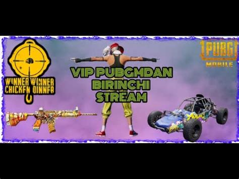 VIP PUBGMDAN BIRINCHI STREAM YouTube