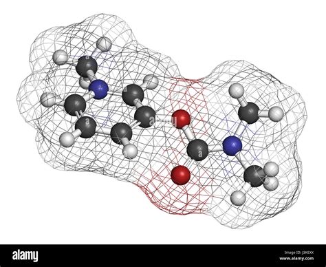 Pyridostigmine Cholinesterase Drug Molecule Used In Treatment Of Myasthenia Gravis And As