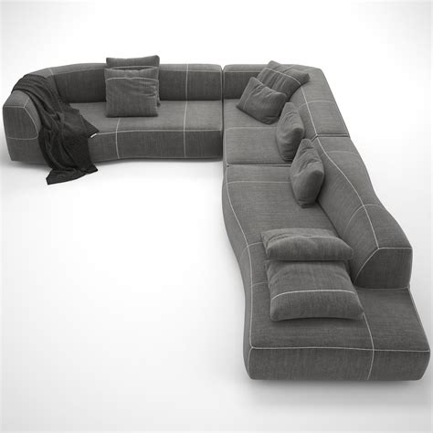 Bend Sofa 3d Model