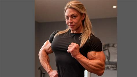 Fbb Melina Keltaniemi Flexing Shredded Biceps Muscle Mommy Bio Wiki