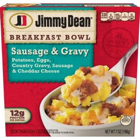 Jimmy Dean Sausage & Gravy Breakfast Bowl Reviews 2021