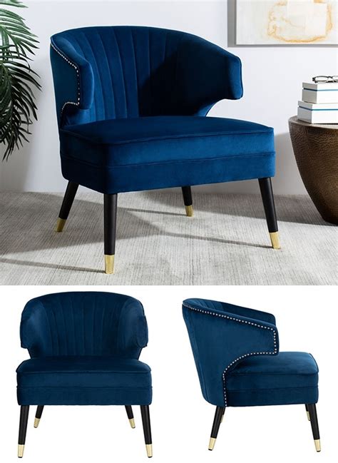 Dark Velvet Wingback Chair | Velvet wingback chair, Wingback chair, Chair