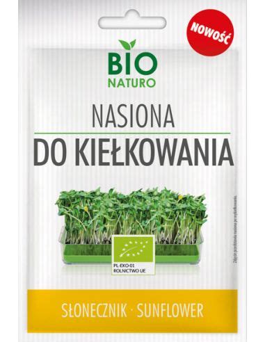 Ekologiczne nasiona Słonecznik do kiełkowania 40g BIONATURO BIO