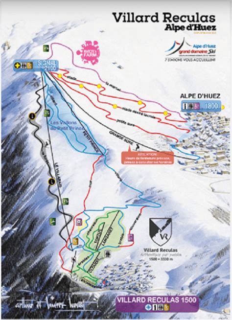 BERGFEX Station De Ski Villard Reculas Alpe D Huez Grand Domaine