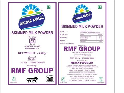 Spray Dried Radha Magic Skimmed Milk Powder Kg Bag At Rs Kg In