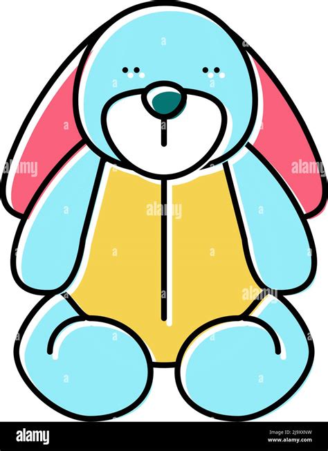 Plush Toys Color Icon Vector Illustration Stock Vector Image And Art Alamy