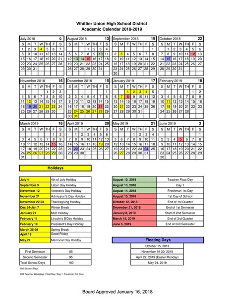 Center Grove Calendar - Printable Word Searches