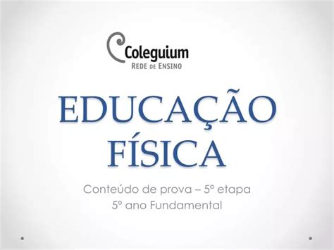 PPT EDUCAÇÃO FÍSICA PowerPoint Presentation free download ID 4151070