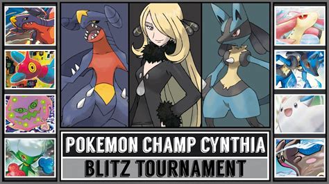 Champ Cynthia Pok Mon Tournament Blitz Tournament Pok Mon Bdsp