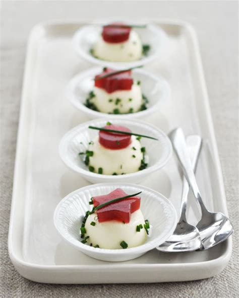 Thanksgiving Amuse Bouche Savory Goat Cheese Panna Cotta With Canned