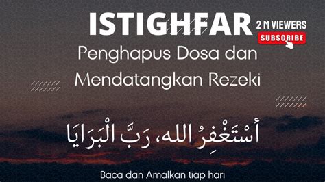 Amalkan Istighfar Hari Ini Menuju Hidup Yang Lebih Suci Dan Damai