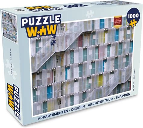 Puzzel Appartementen Deuren Architectuur Trappen Legpuzzel