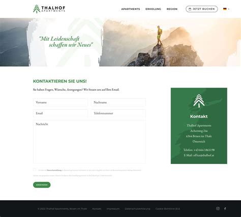 Thalhof Apartments Brixen Im Thale Andreas Huber Webdesign Tirol