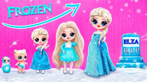 Elsa Growing Up 32 Frozen DIYs For LOL YouTube