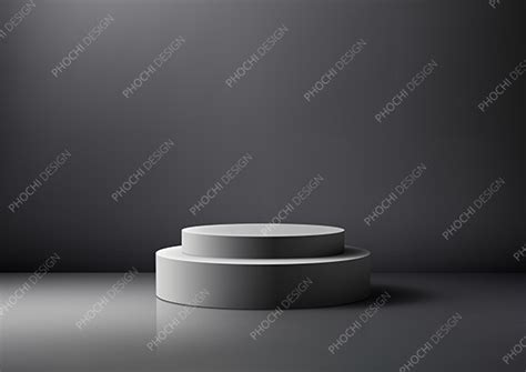 White Podium Product Display Mockup Graphic By Phochi Creative Fabrica