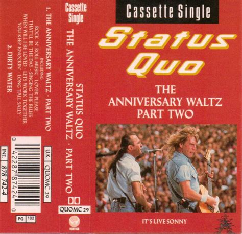 Status Quo The Anniversary Waltz Part Two 1990 Cassette Discogs