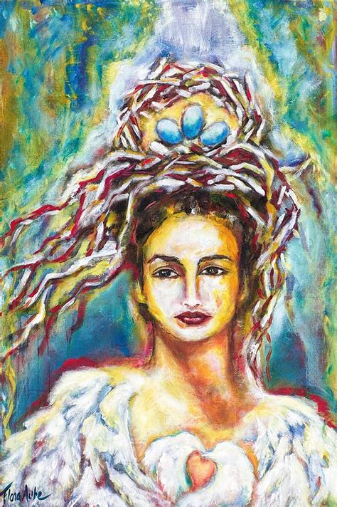 Crown of Life Painting by Flora Aube