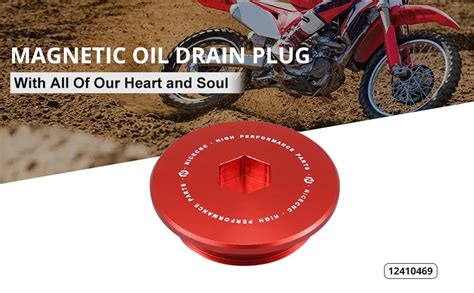 Nicecnc Magnetic Oil Drain Plug For Honda Crf450 R Rx Rwe L Rl X 2017