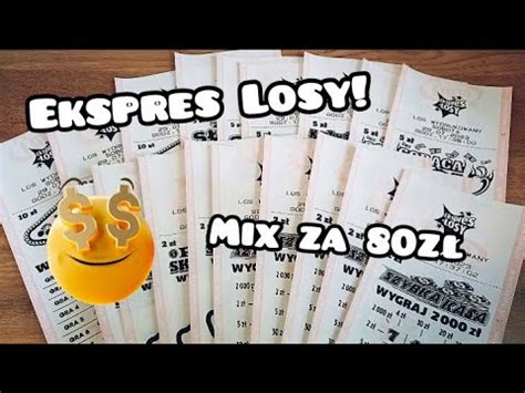 Ekspres Losy Lotto Mix Za Z Kolejna Pr Ba Szok Youtube