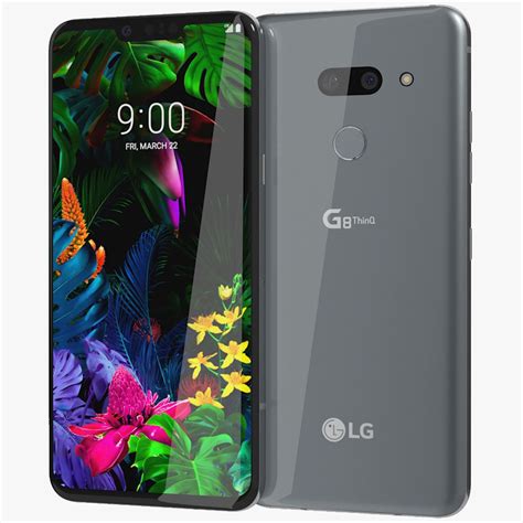 Lg G8 Thinq New Platinum Gray 3d Model 39 3ds Fbx Max Obj Free3d