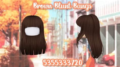 Bloxburg Hair Codes Bangs With Medium Hair Hairstyles With Bangs