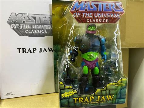 Mattel Heman masters of the universe classic motuc he man trap jaw 興趣及