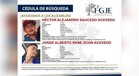 Localizan Muertos A Seis De Los J Venes Desaparecidos En Zacatecas