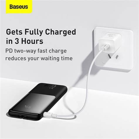 Baseus Elf Digital Display Fast Charge Power Bank Mah W