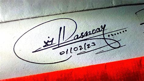 Dasnoor Name Signature 🏻 How To Signature Your Name Letter D