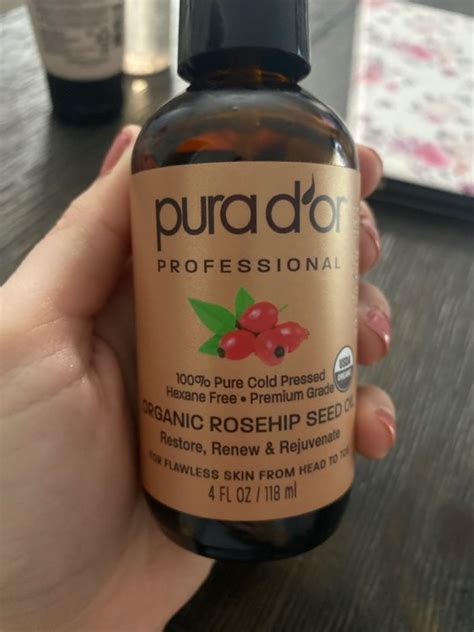 Pura D Or Pro Organic Rosehip Seed Oil 4 Oz INCI Beauty