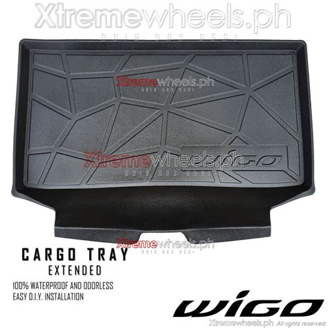 Toyota Wigo With Extended Cargo Trunk Tray Only Deep Dish