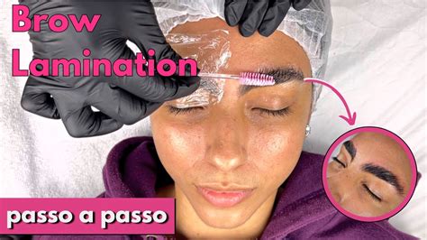 COMO FAZER O BROW LAMINATION PASSO A PASSO YouTube