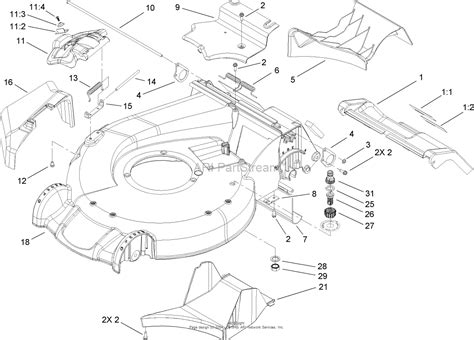 Toro 20796 53cm Super Recycler Lawn Mower 2007 Sn 270000001 270999999 Parts Diagram For