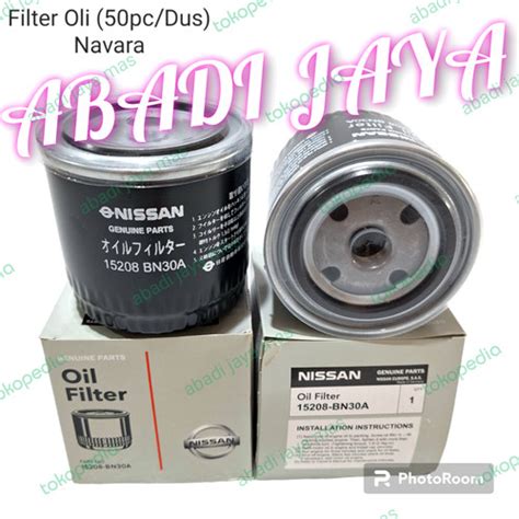 Jual FILTER OLI NISSAN NAVARA D40 YD25 NP300 D23 ORIGINAL Jakarta