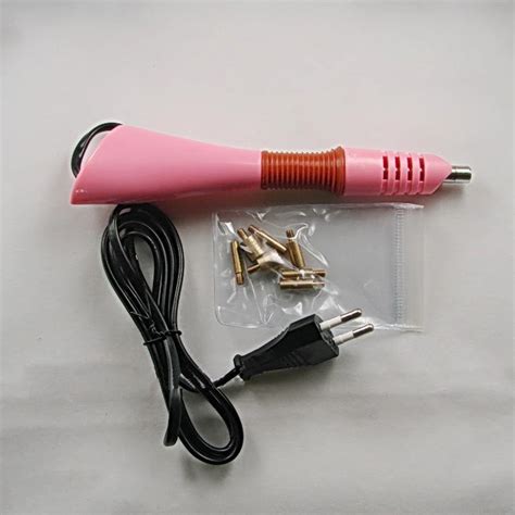 Fast Heated Pcs Hotfix Rhinestone Applicator Purple Pink Choice Hot Fix Applicator Iron On Wand