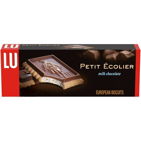 Lu Petit Ecolier European Milk Chocolate Biscuit Cookies, 5.3 oz - Walmart.com - Walmart.com