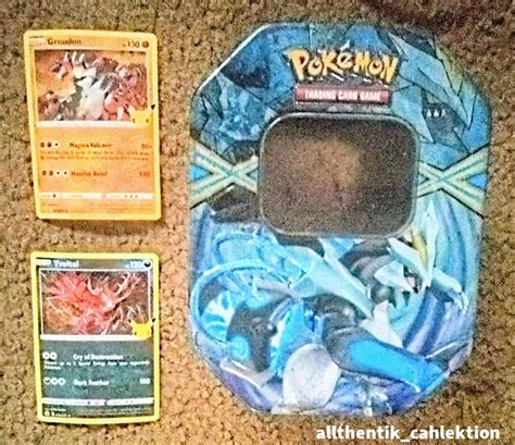 Vintage Blue POKEMON' Aluminum Tin Box 2 Holographic - Etsy