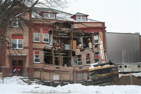 Minard Hall Wall Collapse North Dakota State University Flickr