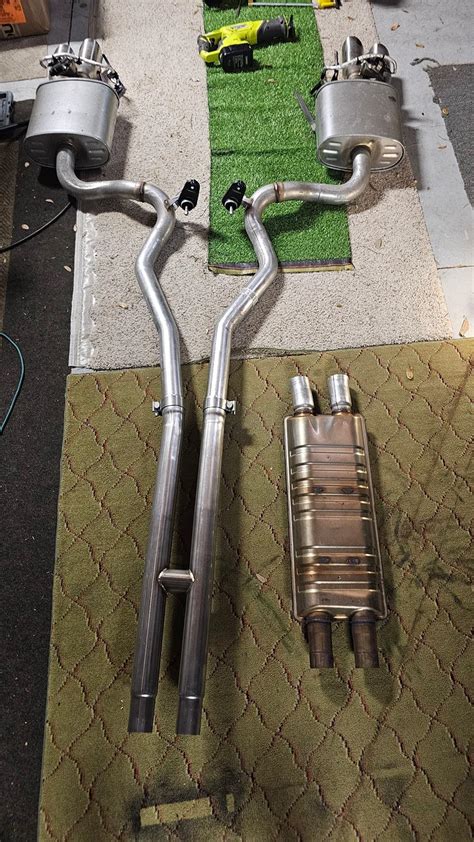 Roush H Pipe Install On 2024 Mustang Gt W Sound Clip Mustang7g 2024 S650 Mustang Forum