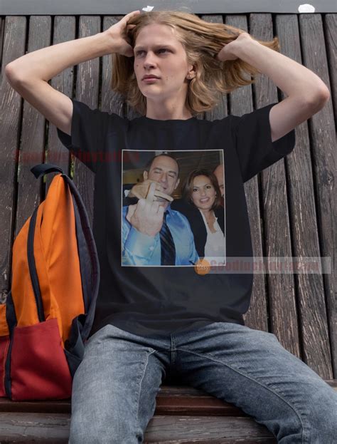 Olivia Benson And Elliot Stabler Middle Finger Shirt Law And Order SVU