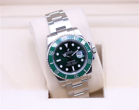 Rolex Submariner Date Hulk Green Dial Lv Box Papers