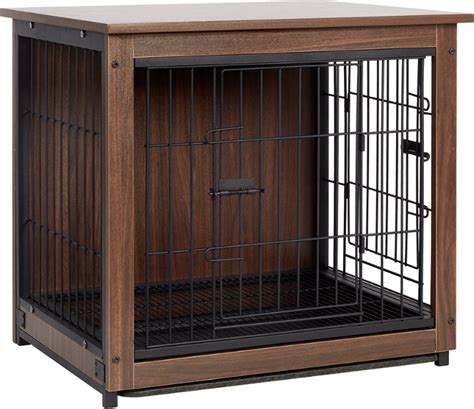 Cage Pour Chien Spoodles Avec Porte De Barri Re En Bois Pour Une