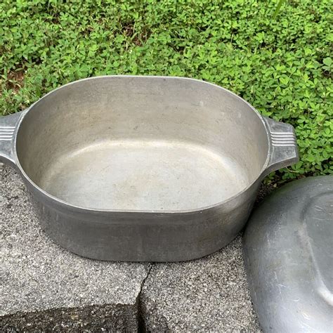 Vintage Magnalite GHC 4 5 Quart Cast Aluminum Oval Dutch Oven Roaster