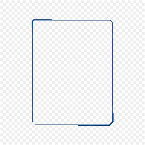 blue border png vector psd  clipart  transparent background
