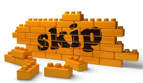 Skip Word On Yellow Brick Wall 6393501 Stock Photo At Vecteezy