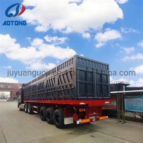 Grain Rear Hydraulic Cubic Meter U Shape Axles Dump Trailers