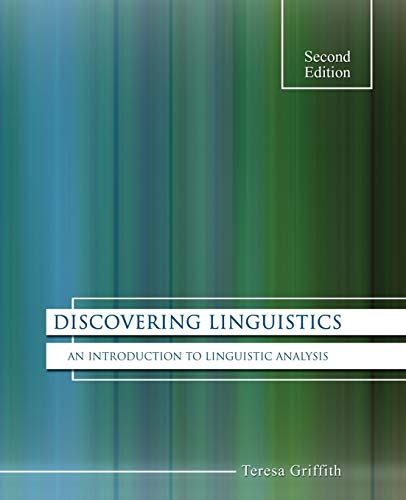 Discovering Linguistics An Introduction To Linguistic Analysis