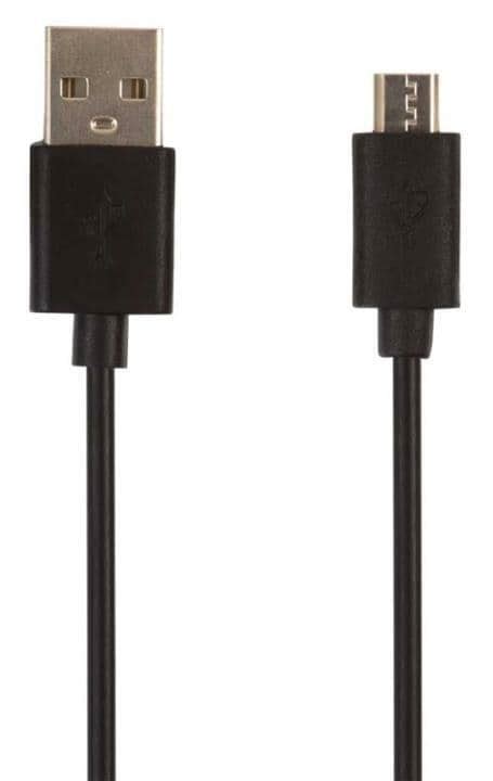 Kit MicroUSB Kabel 1m Svart Bulk Elgiganten