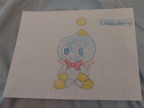 Drawing Of Cheese The Chao From Sonic X By Cubchoo62 On Deviantart